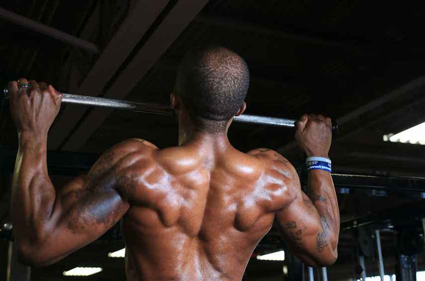 Pull-up bar home gym setup